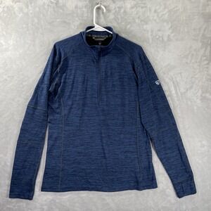 KUHL Shirt men's Large Alloy 1/4 Zip Performance Pullover Active Outdoor Casual
